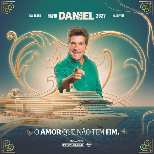 Arte oficial do Navio Daniel no MSC Divina
