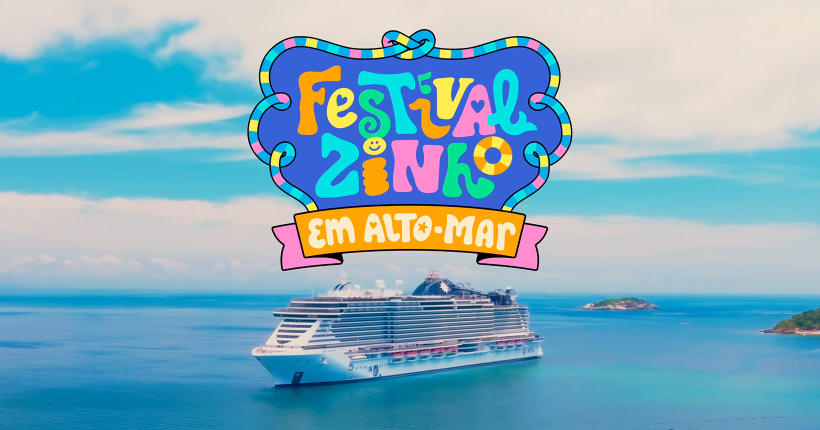 Crianças e pais se divertindo em show do Festivalzinho